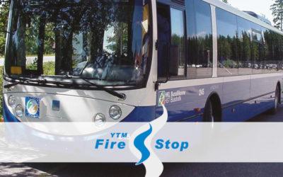 Suomalainen sammutusjärjestelmä linja-autoihin (YTM FireStop)